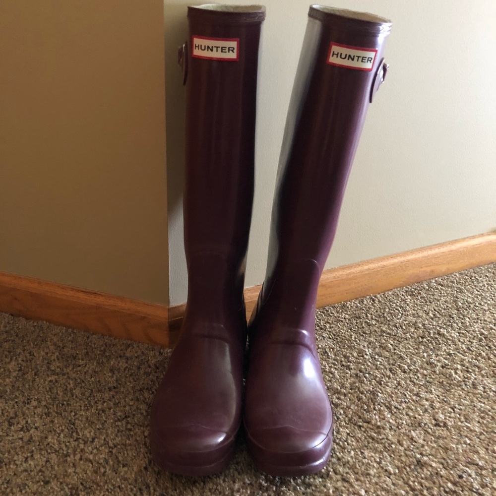 Hunter rain boots